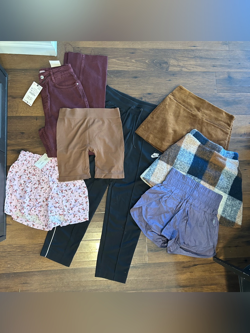 Zara, Free People, Nike - skirts, shorts, pants